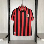 Camisa AC Milan 125 Anos Edição Comemorativa 24/25 - Vermelha - Torcedor Masculina