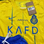 Conjunto Infantil Al Nassr Fc Home - Lisa (DEFEITO)