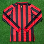 Camisa Manga Longa AC Milan 125 Anos Edição Comemorativa 24/25 - Vermelha - Jogador Masculina
