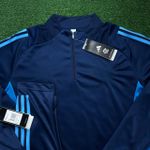 Agasalho de Treino Flamengo 2024/25 - Meio Zíper - Azul Marinho