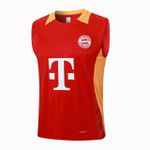 Kit Treino Regata e Short Bayern de Munique 24/25 - Vermelho/Laranja