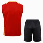 Kit Treino Regata e Short Bayern de Munique 24/25 - Vermelho/Laranja