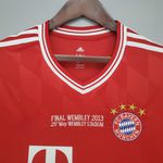  Camisa Retrô Bayern de Munique Home I 13/14 - Vermelha - Torcedor Masculina