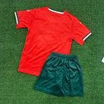 Kit Infantil Seleção Portugal Home I 25/26 - Vermelho - Torcedor