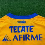 Camisa Tigres Home I 25/26 - Amarela - Torcedor Masculina