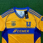  Camisa Tigres Home I 25/26 - Amarela - Torcedor Masculina