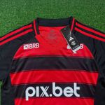 Camisa Flamengo Home I 25/26 com Patrocínios - Torcedor Masculina