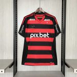 Camisa Flamengo Home I 25/26 com Patrocínios - Torcedor Masculina
