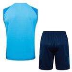 Conjunto Treino Regata e Short BORDADO Flamengo 25/26 - Azul - Masculino (DEFEITO)
