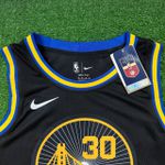 Camisa Golden State Warriors City Edition 21/22 - Preta - CURRY 2974 - Jogador #Silk