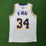 Regata Los Angeles Lakers O'Neal 34 Edição Especial 75 Anos - Branca