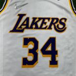 Regata Los Angeles Lakers O'Neal 34 Edição Especial 75 Anos - Branca