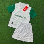 Kit Infantil Palmeiras Away II 25/26 - Branco/Branco