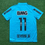 Camisa Retro Santos Neymar-JR 11 - 12/13 - Azul