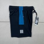 Short Adidas Dry Fit - Masculino - Preto/Azul - Ad62