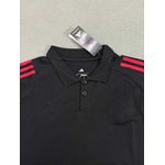  Camisa Polo Internacional 25/26 - Preta - Masculina - Bordada