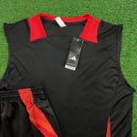 Conjunto Treino Regata e Short Internacional 25/26 - Preto - Masculino