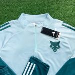 Agasalho De Treino Cruzeiro 2025/26 - Meio Zíper - Azul Turquesa