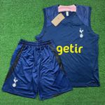 Conjunto De Treino Tottenham 23/24 Regata + Short - Masculino Azul