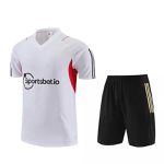 Conjunto Treino Camisa + Short "Soberano" 23/24 - Branco/preto