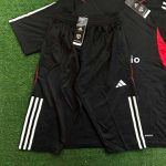 Conjunto De Treino Meia Calça + Camisa "Soberano" - 23/24 - Preto