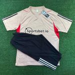 Conjunto Treino "Soberano" 22/23 Meia Calça + Camisa - Bege