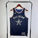 NBA All-Star Game 2024 Jersey Damian Lillard #0 Azul Marinho - Silk