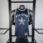 NBA All-Star Game 2024 Jersey Damian Lillard #0 Azul Marinho - Silk