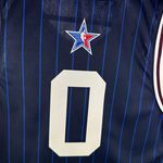 NBA All-Star Game 2024 Jersey Damian Lillard #0 Azul Marinho - Silk