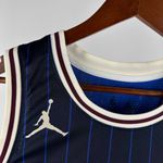 NBA All-Star Game 2024 Jersey Damian Lillard #0 Azul Marinho - Silk