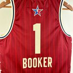 NBA All Star Game 23/24 Devin Booker #1 Vermelho - Jogador Silk