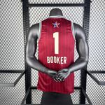 NBA All Star Game 23/24 Devin Booker #1 Vermelho - Jogador Silk