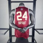 NBA All Star Game 23/24 - Kobe Bryant #24 Vermelha - Jogador Silk