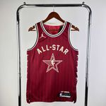 NBA All Star Game 23/24 LeBron James #23 Vermelho Jogador Silk