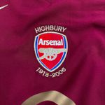 Camisa Arsenal Home I 05/06 - Vinho - Retrô Masculina