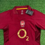 Camisa Arsenal Home I 05/06 - Vinho - Retrô Masculina
