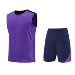 Conjunto de Treino Corinthians Regata e Short 25/26 - Roxa e Azul Marinho - Masculina