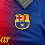 Camisa Barcelona Home I 12/13 - Vermelha/Azul - Retrô Masculina