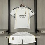 Conjunto Infantil Real Madrid Home I 25/26 - Branco