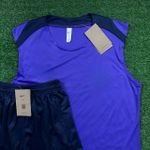 Conjunto de Treino Corinthians Regata e Short 25/26 - Roxa e Azul Marinho - Masculina