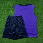 Conjunto de Treino Corinthians Regata e Short 25/26 - Roxa e Azul Marinho - Masculina