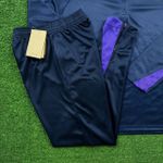 Conjunto Treino Agasalho Meio Zíper Corinthians - Azul Marinho - Masculino