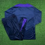 Conjunto Treino Agasalho Meio Zíper Corinthians - Azul Marinho - Masculino