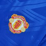 Camisa Manchester United Third III 86/88 Retrô- Azul - Masculina