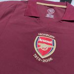 Camisa Retrô Arsenal Home I 05/06 - Henry #14 - Vinho - Masculina