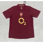 Camisa Retrô Arsenal Home I 05/06 - Henry #14 - Vinho - Masculina