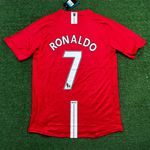 Camisa Retrô Manchester United Home I 07/08 - Ronaldo #7 - Vermelha - Masculina