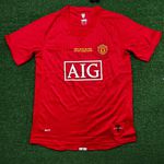 Camisa Retrô Manchester United Home I 07/08 - Ronaldo #7 - Vermelha - Masculina