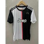 Camisa Juventus Retrô I Home 19/20 - Ronaldo #7 - Branca/Preta - Torcedor Masculina