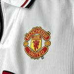 Camisa Retrô Manchester United Home I 98/99 - Branca - Edição Especial - Masculina